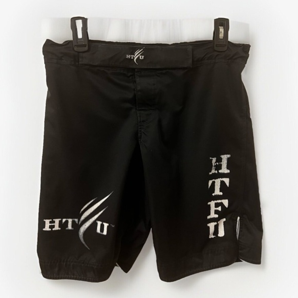 HTFU Mens MMA‎ Shorts 34 Jiu Jitsu Grappling Active Elastic Waist Drawstring